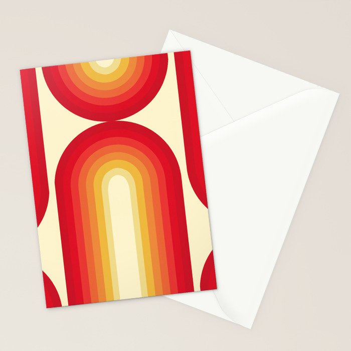 70s Retro Sun Stationery Card Gallery Image 2
