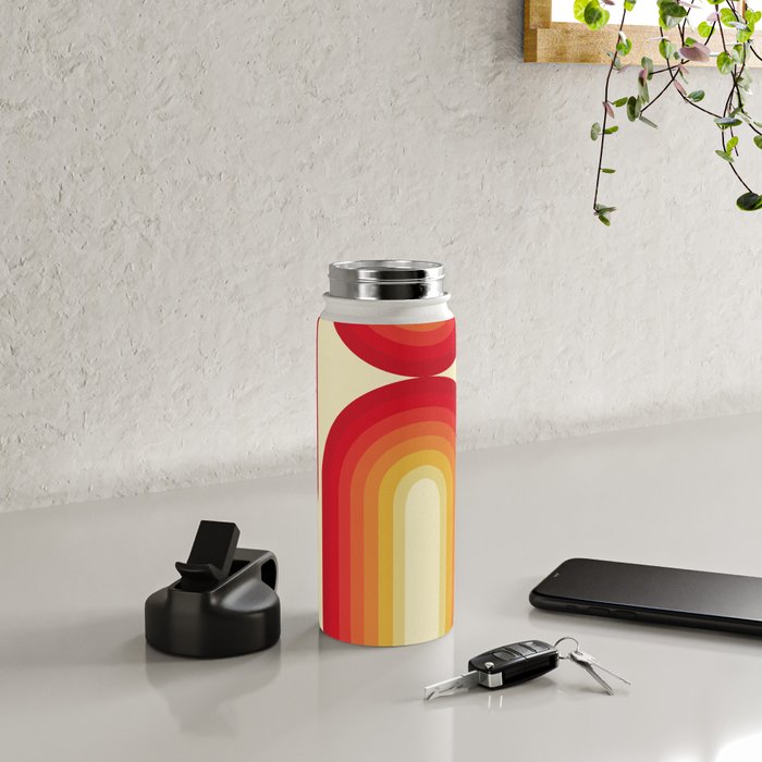 70s Retro Sun Water Bottle Gallery Image 4