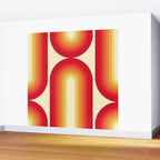 70s Retro Sun Wall Mural Gallery Image 2