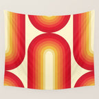 70s Retro Sun Wall Tapestry Gallery Image 4