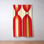 70s Retro Sun Window Curtain Gallery Image 3