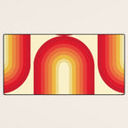 70s Retro Sun Desk Mat Gallery Image 3