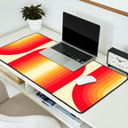 70s Retro Sun Desk Mat Gallery Image 2