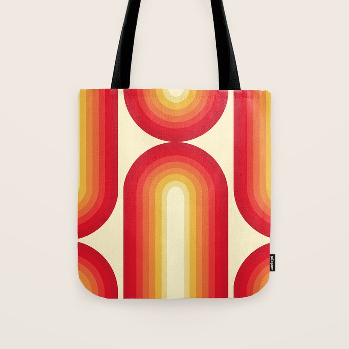 70s Retro Sun Tote Bag Gallery Image 1