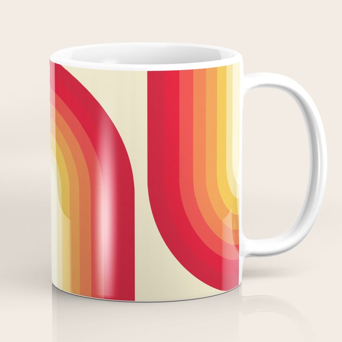 70s Retro Sun Coffee Mug Gallery Image 1