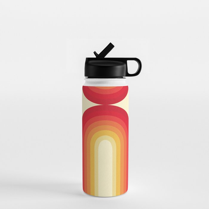 70s Retro Sun Water Bottle Gallery Image 1