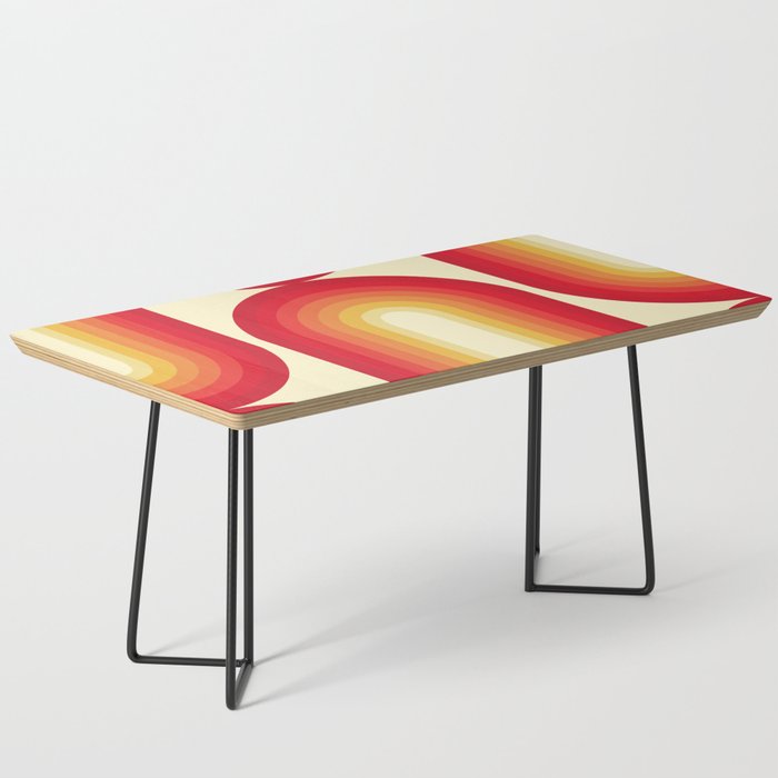 70s Retro Sun Coffee Table Gallery Image 1