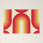 70s Retro Sun Welcome Mat Gallery Image 1