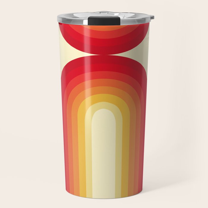 70s Retro Sun Travel Mug Gallery Image 1