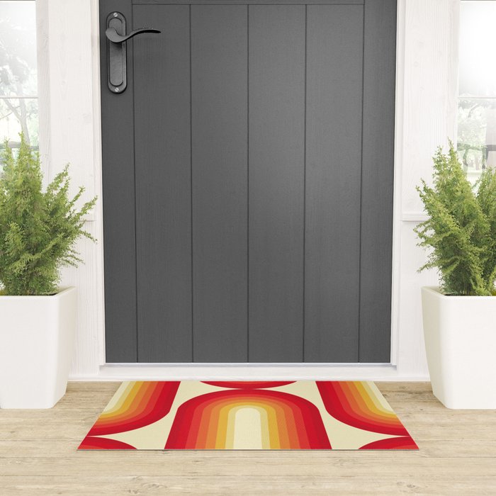 70s Retro Sun Welcome Mat Gallery Image 3