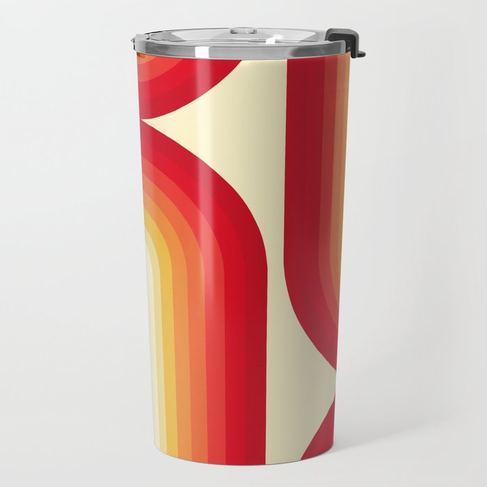 70s Retro Sun Travel Mug Gallery Image 2