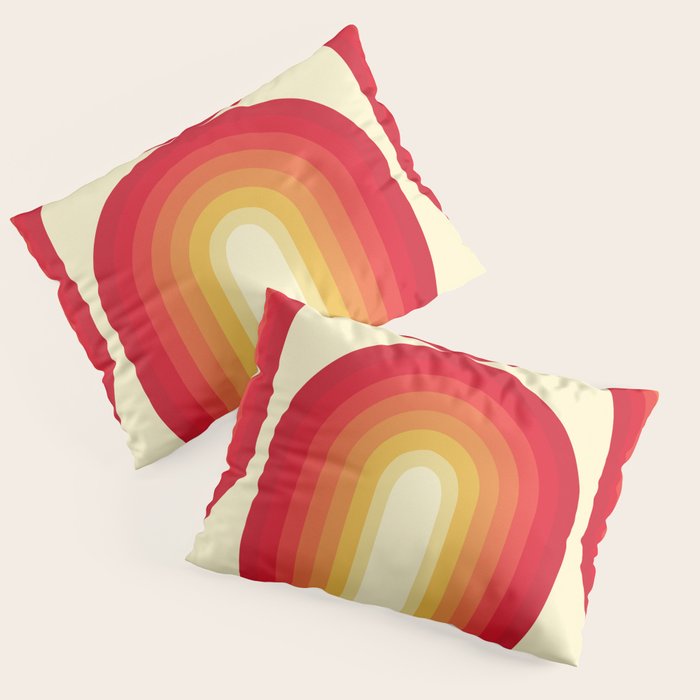 70s Retro Sun Pillow Sham Gallery Image 3