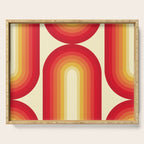 70s Retro Sun Serving Tray Gallery Image 1