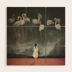 Hanging on to a Dream Wood Wall Art Gallery Image 1