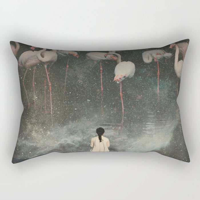 Hanging on to a Dream Rectangular Pillow Gallery Image 1