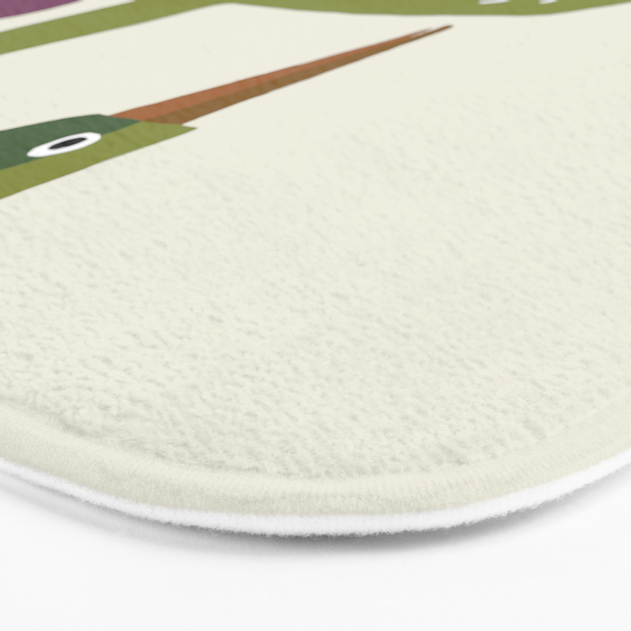 Quirky Brolga Bath Mat Gallery Image 3