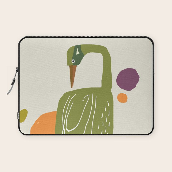 Quirky Brolga Laptop Sleeve Gallery Image 1