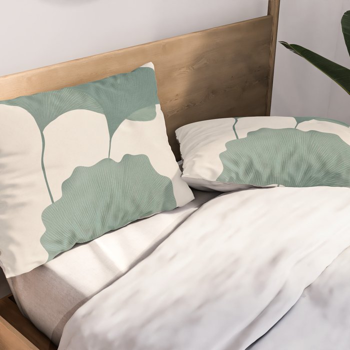 Ginkgo Leaves Pillow Sham Gallery Image 2