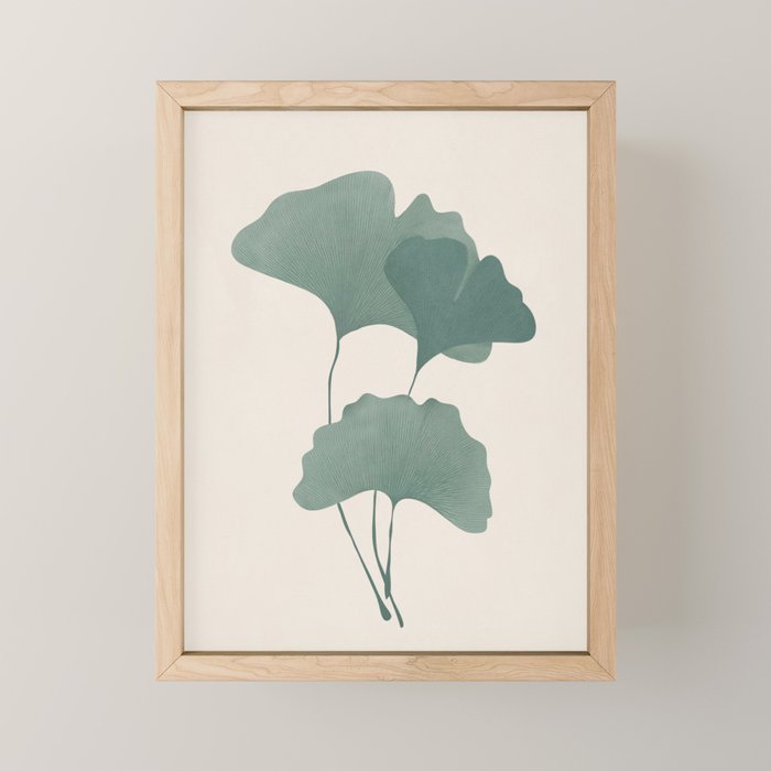 Ginkgo Leaves Mini Art Print Gallery Image 1