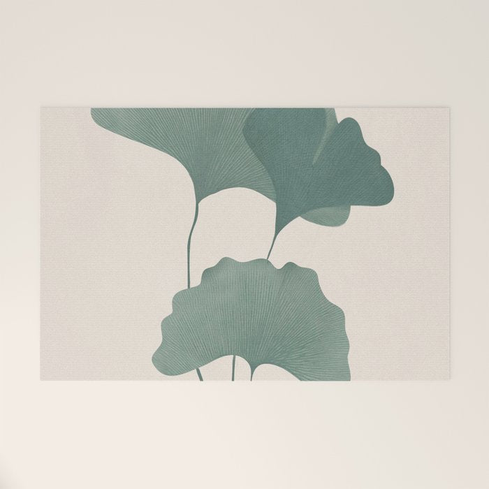 Ginkgo Leaves Welcome Mat Gallery Image 1