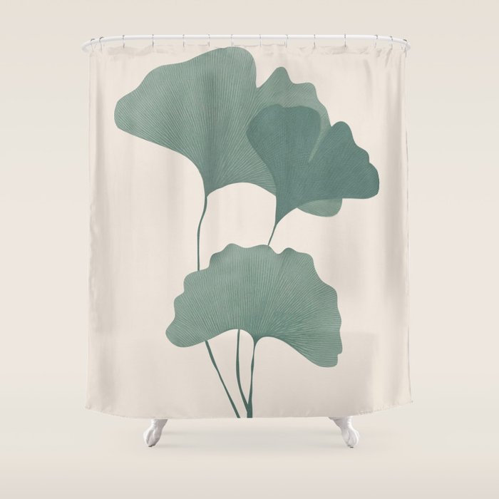 Ginkgo Leaves Shower Curtain Gallery Image 1