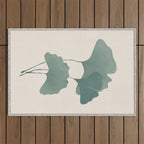 Ginkgo Leaves Outdoor Rug Gallery Image 1