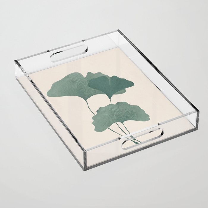 Ginkgo Leaves Acrylic Tray Gallery Image 1