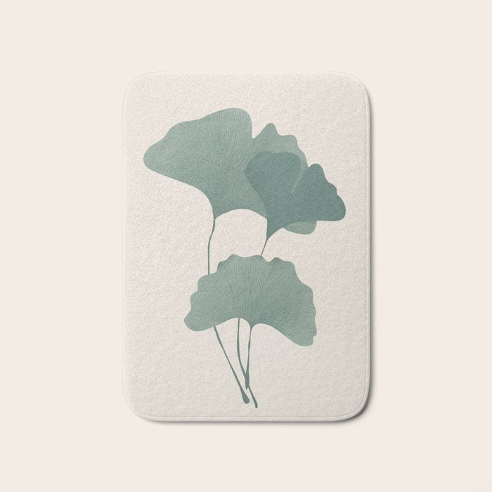 Ginkgo Leaves Bath Mat Gallery Image 1