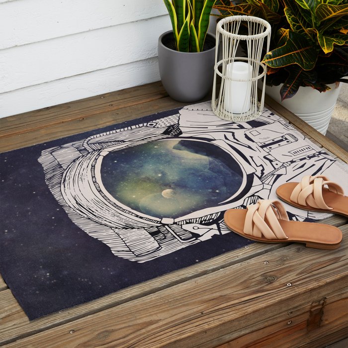 Dreaming Of Space Outdoor Rug Gallery Image 2