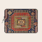 Kuba Sumakh East Caucasus Rug Print Laptop Sleeve Gallery Image 1