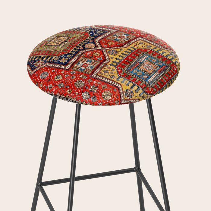Kuba Sumakh East Caucasus Rug Print Stool Gallery Image 2