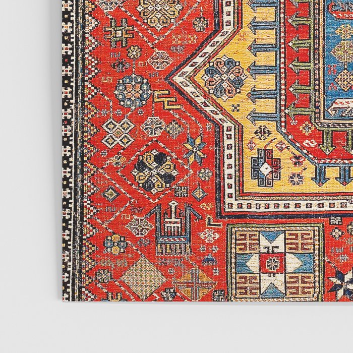 Kuba Sumakh East Caucasus Rug Print Poster Gallery Image 3