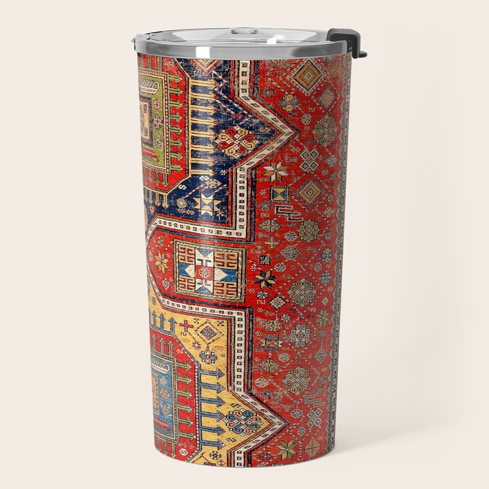 Kuba Sumakh East Caucasus Rug Print Travel Mug Gallery Image 2