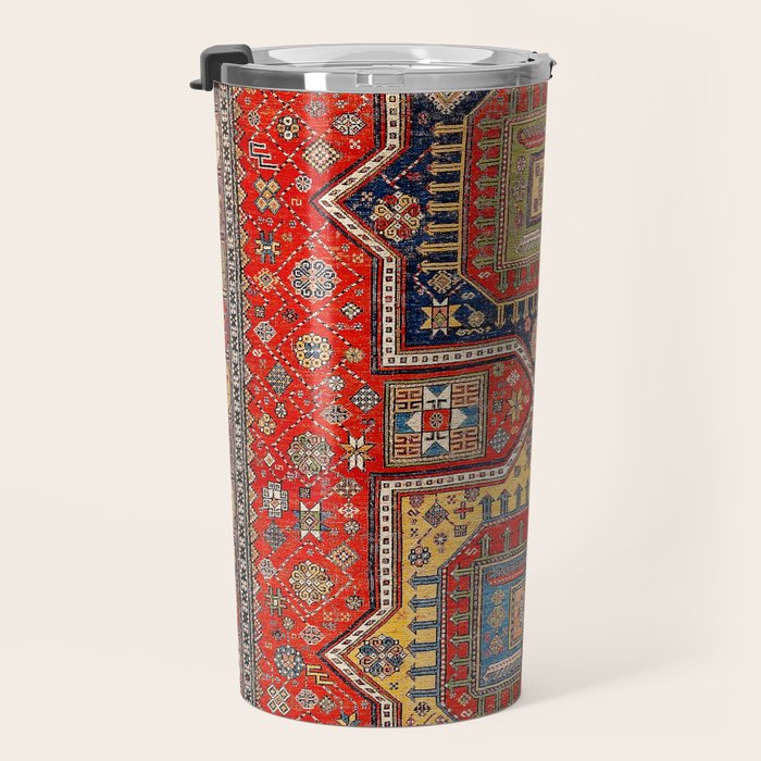 Kuba Sumakh East Caucasus Rug Print Travel Mug Gallery Image 3