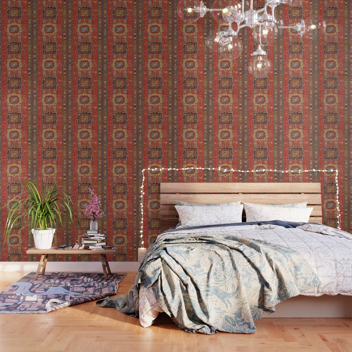 Kuba Sumakh East Caucasus Rug Print Wallpaper Gallery Image 1