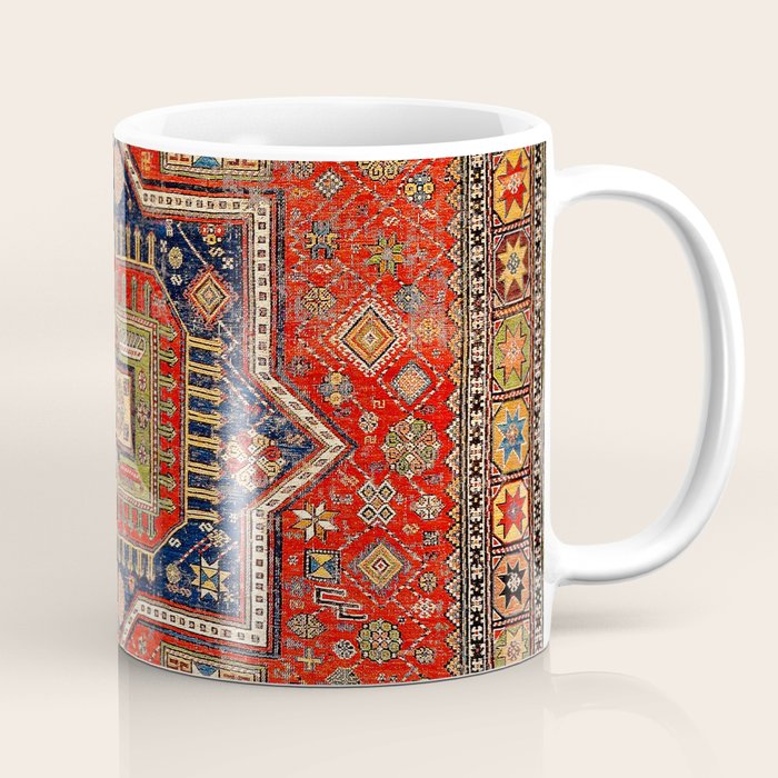 Kuba Sumakh East Caucasus Rug Print Coffee Mug Gallery Image 1