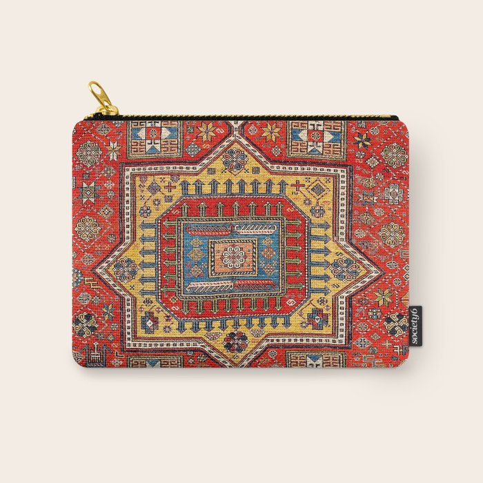 Kuba Sumakh East Caucasus Rug Print Carry All Pouch Gallery Image 1