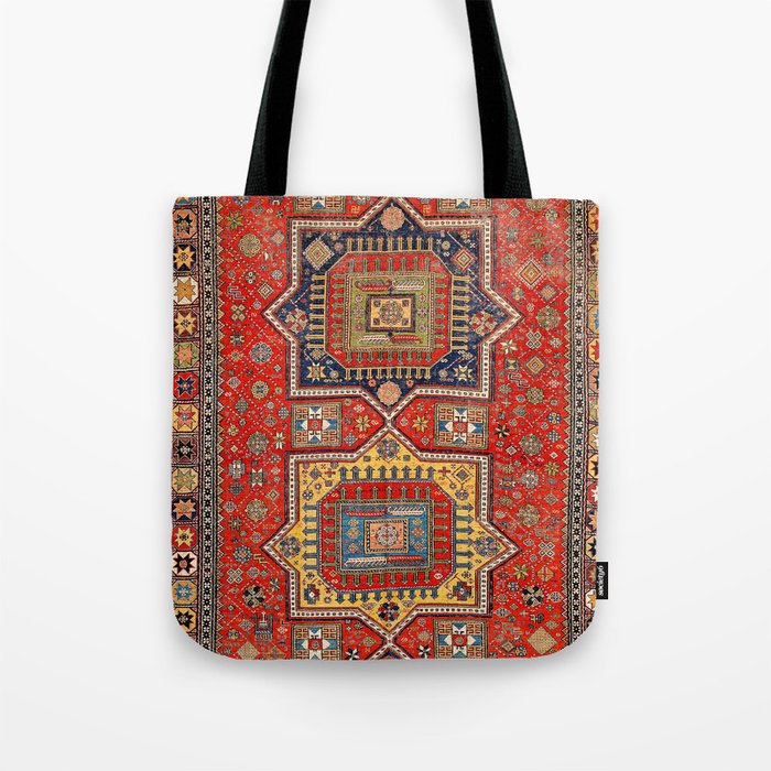 Kuba Sumakh East Caucasus Rug Print Tote Bag Gallery Image 1
