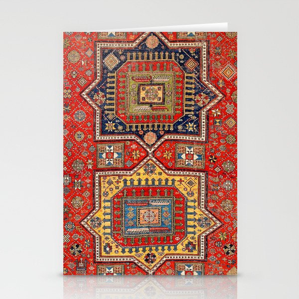 Kuba Sumakh East Caucasus Rug Print Stationery Card Gallery Image 2
