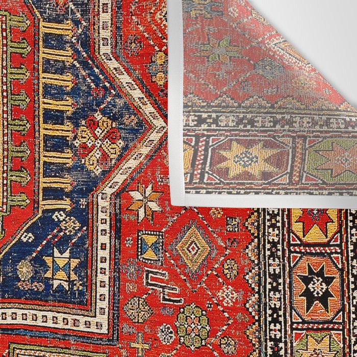 Kuba Sumakh East Caucasus Rug Print Wall Tapestry Gallery Image 3