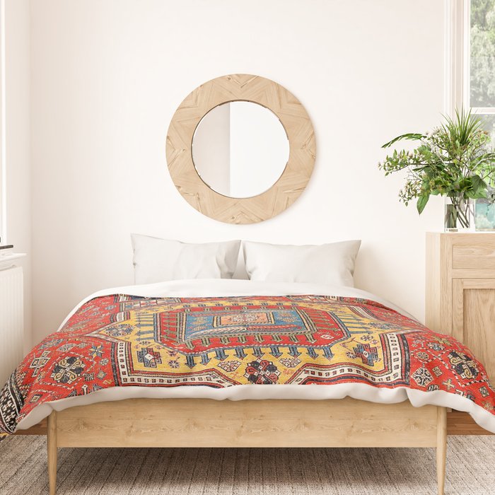 Kuba Sumakh East Caucasus Rug Print Duvet Cover Gallery Image 3