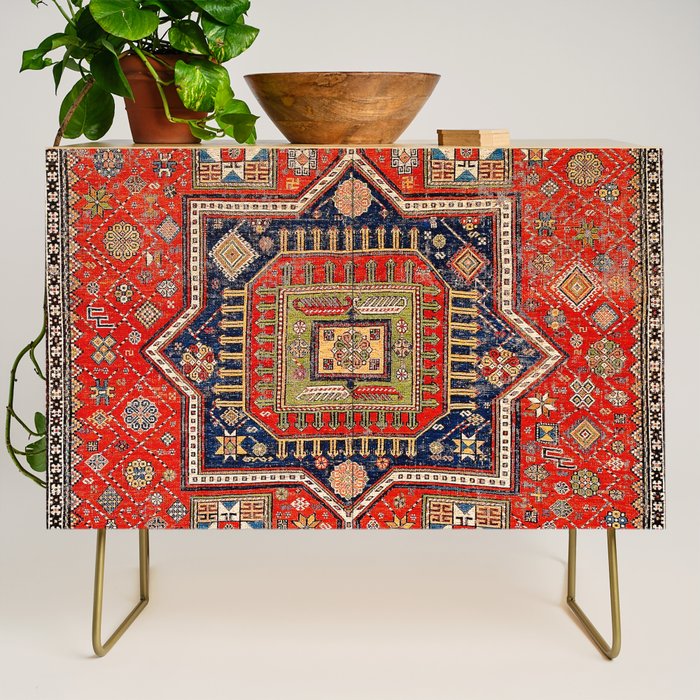 Kuba Sumakh East Caucasus Rug Print Credenza Gallery Image 1