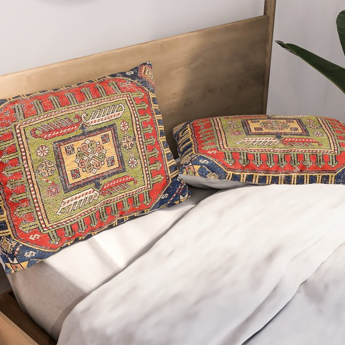 Kuba Sumakh East Caucasus Rug Print Pillow Sham Gallery Image 2