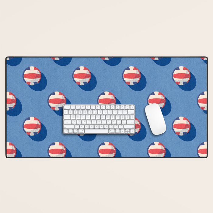 BALLS Volleyball - pattern Desk Mat Gallery Image 1