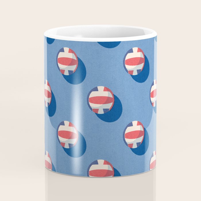 BALLS Volleyball - pattern Coffee Mug Gallery Image 4