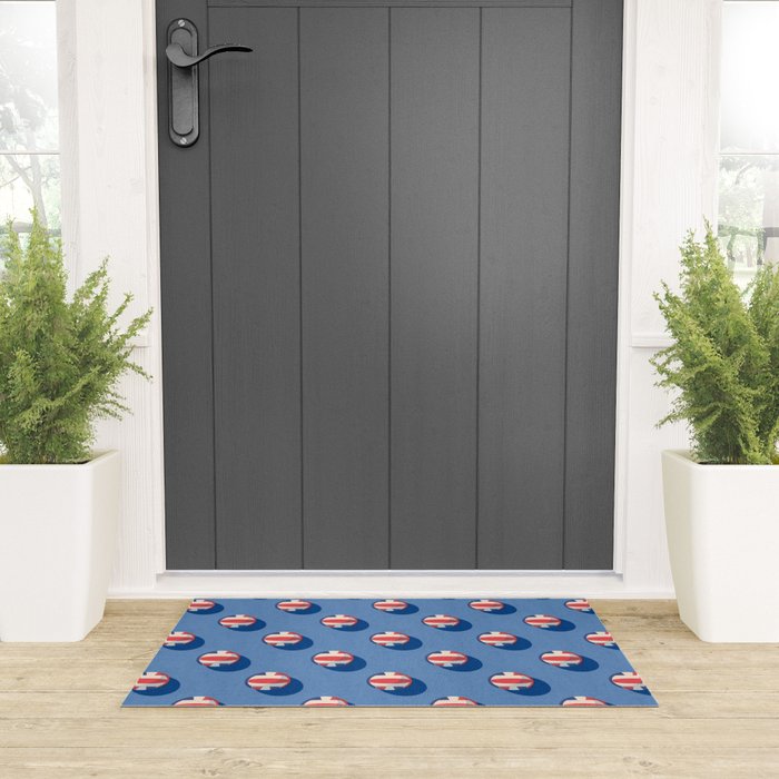 BALLS Volleyball - pattern Welcome Mat Gallery Image 3