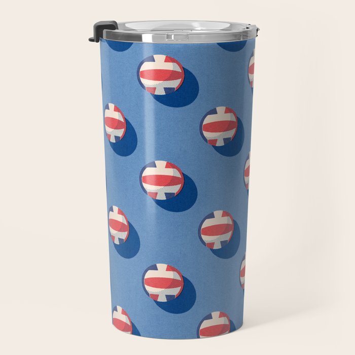BALLS Volleyball - pattern Travel Mug Gallery Image 3