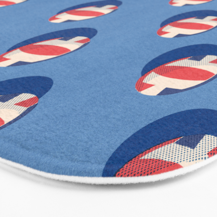 BALLS Volleyball - pattern Bath Mat Gallery Image 3