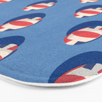 BALLS Volleyball - pattern Bath Mat Gallery Image 3