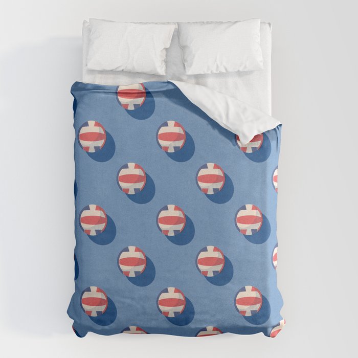 BALLS Volleyball - pattern Duvet Cover Gallery Image 1